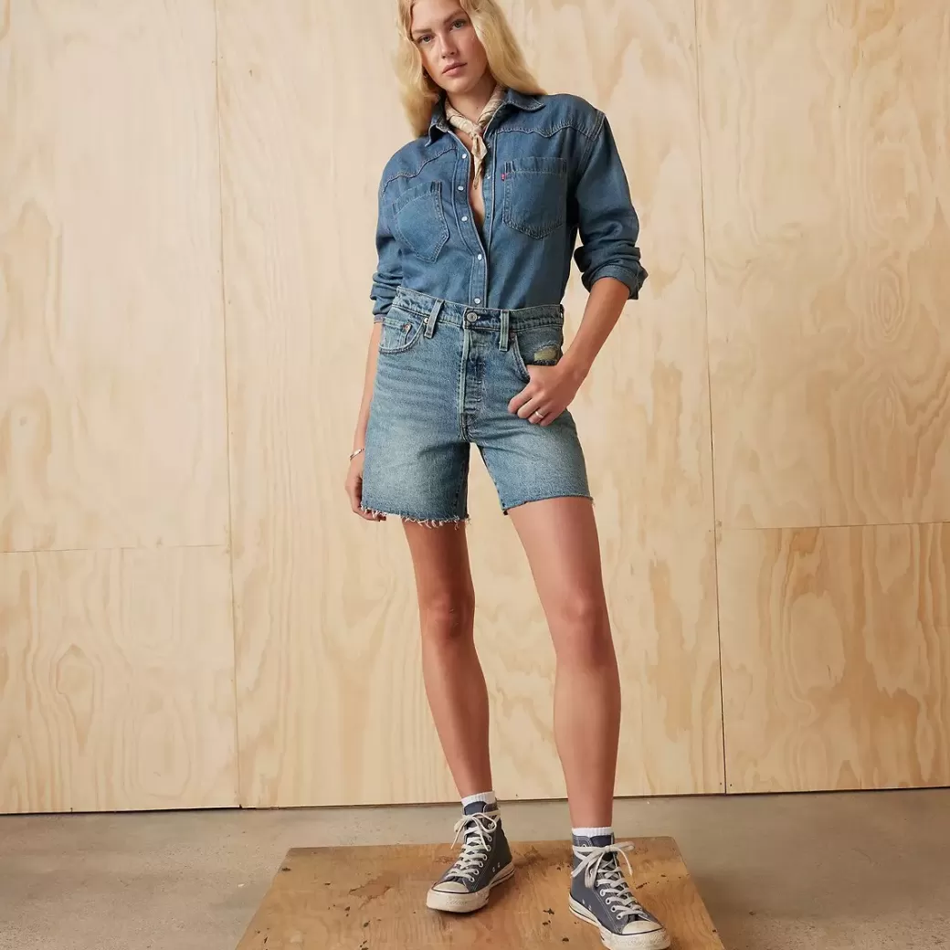 Levi's 501® Halvlanga Shorts Best Sale
