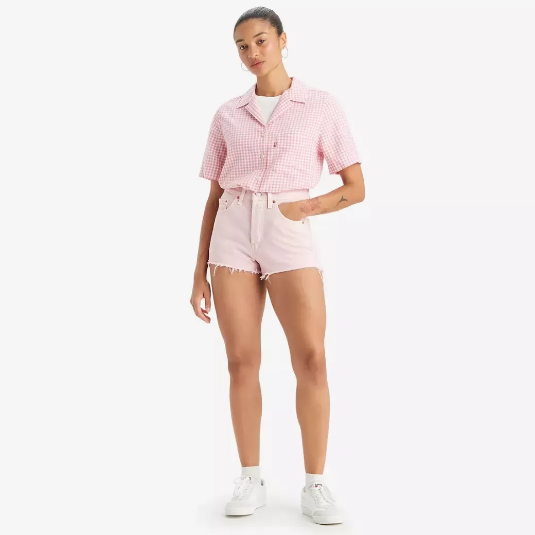 Levi's 501® Original Jeansshorts Med Hog Midja Best