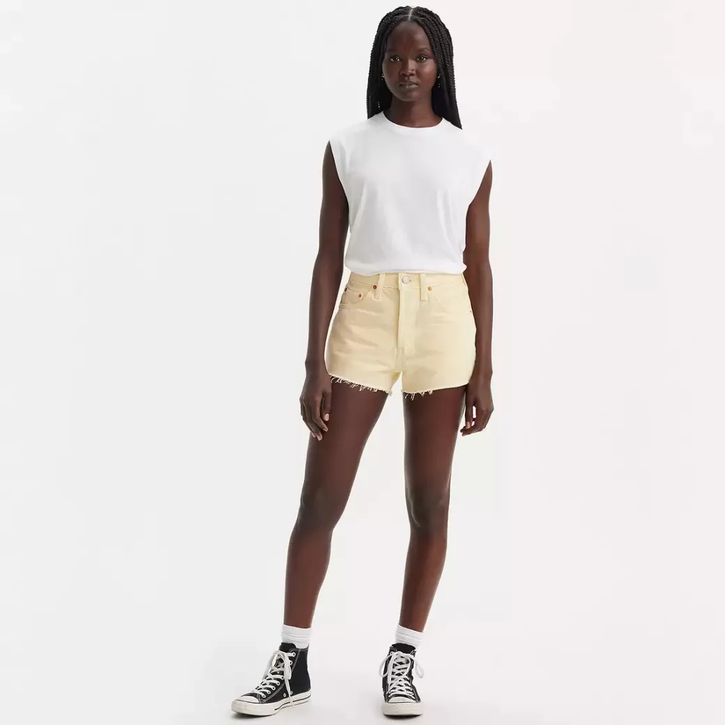 Levi's 501® Original Jeansshorts Med Hog Midja Hot