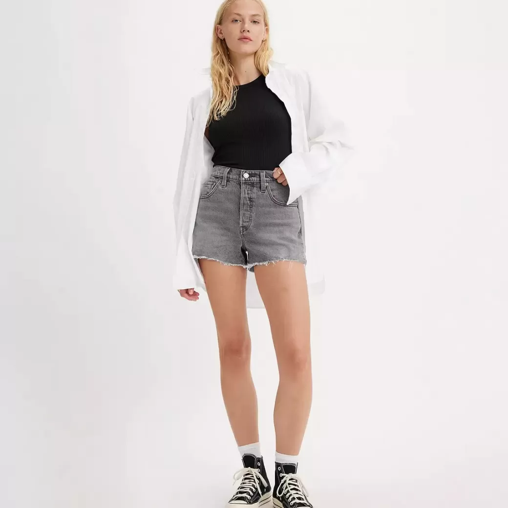 Levi's 501® Original Jeansshorts Med Hog Midja Store