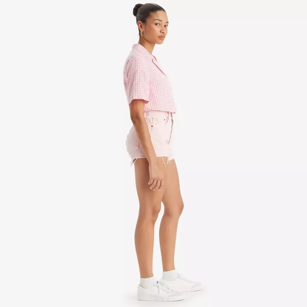 Levi's 501® Original Jeansshorts Med Hog Midja Best