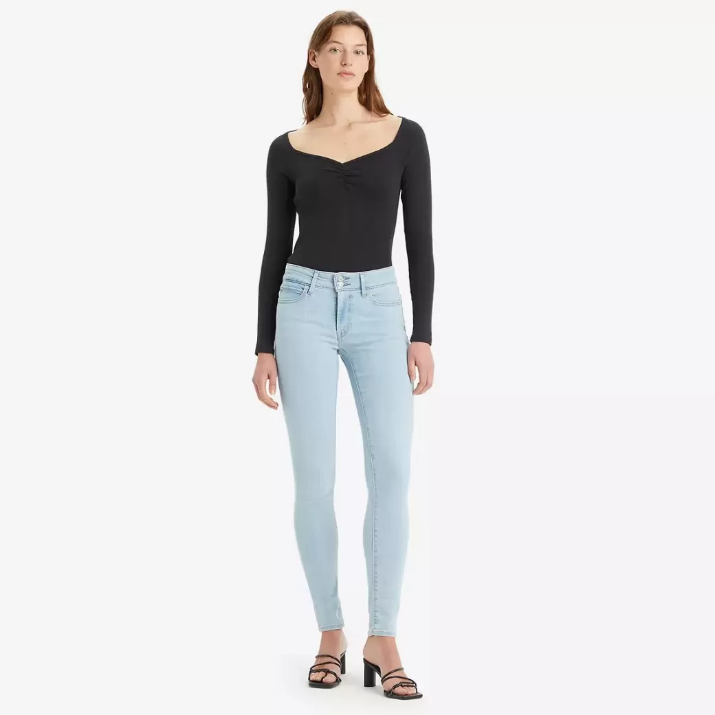Levi's 711 Skinny Jeans Med Dubbelknappning Hot