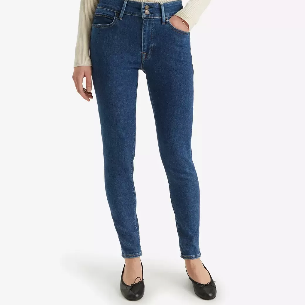 Levi's 711 Skinny Jeans Med Dubbelknappning Hot
