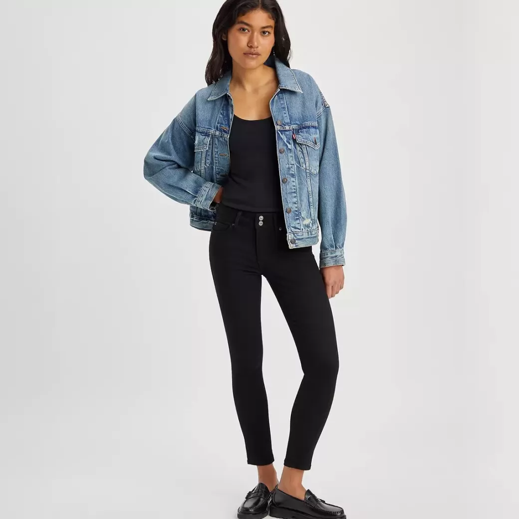 Levi's 711 Tighta Jeans Med Dubbelknappning Hot