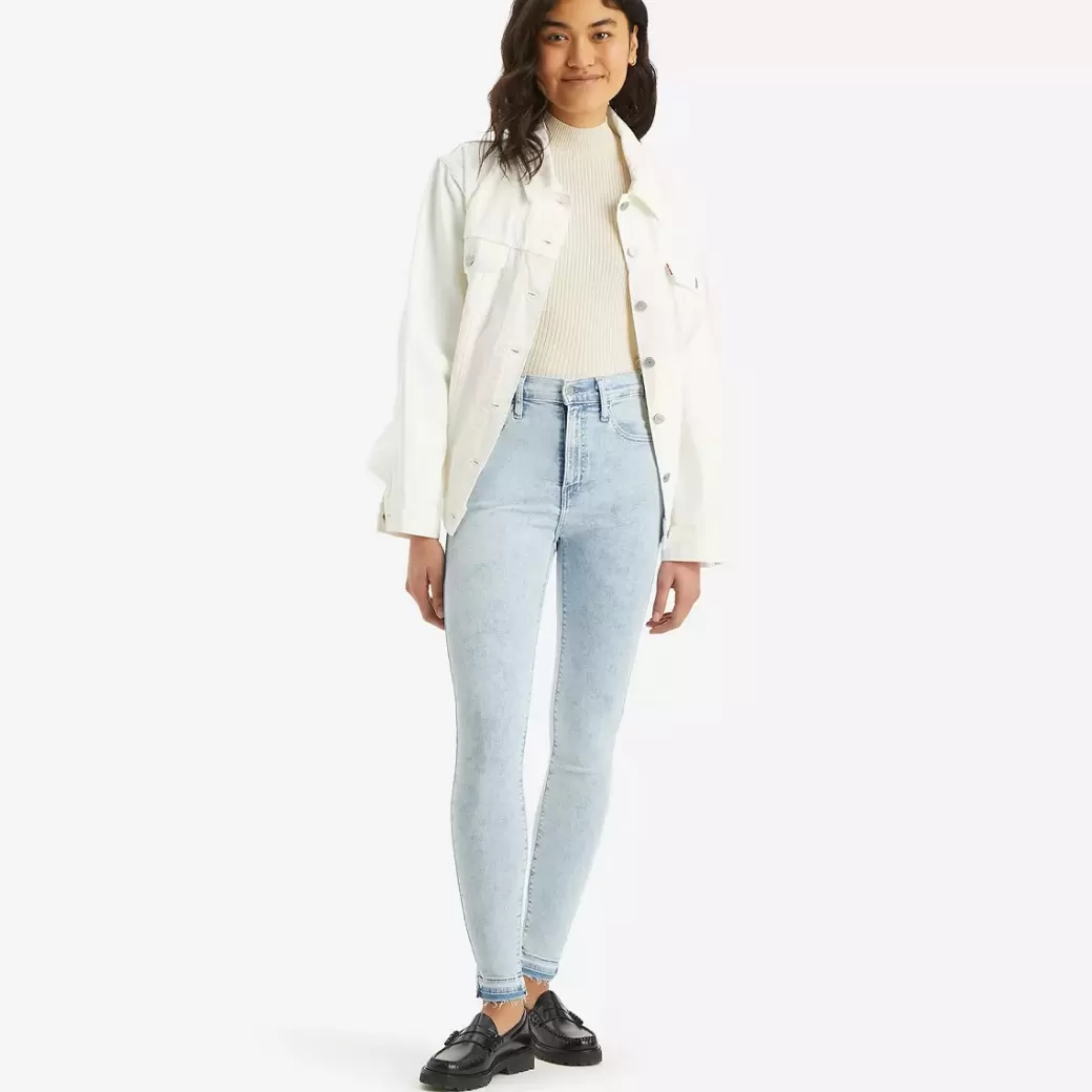 Levi's 720 Super Skinny Jeans Med Hog Midja Discount