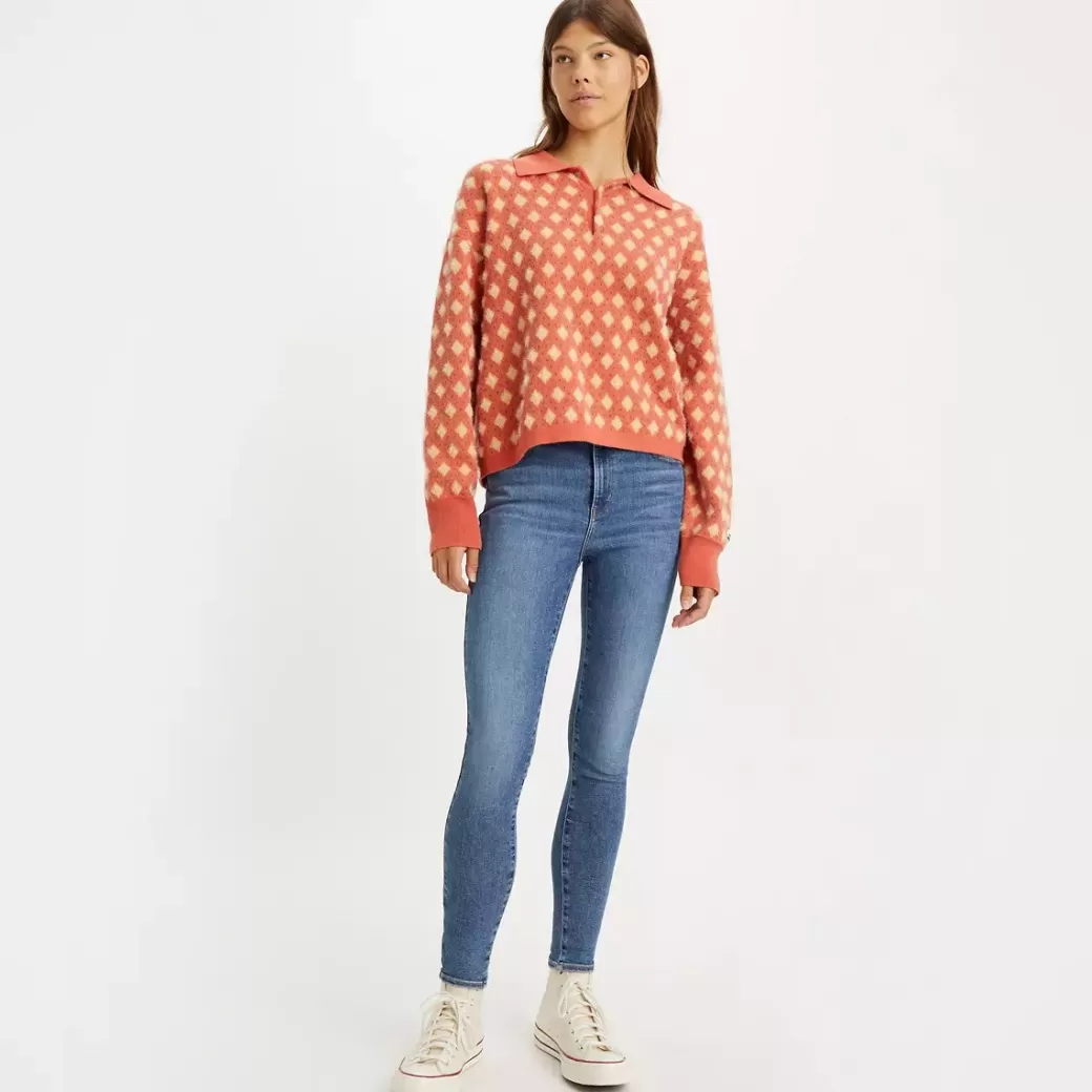 Levi's 720 Super Skinny Jeans Med Hog Midja Best