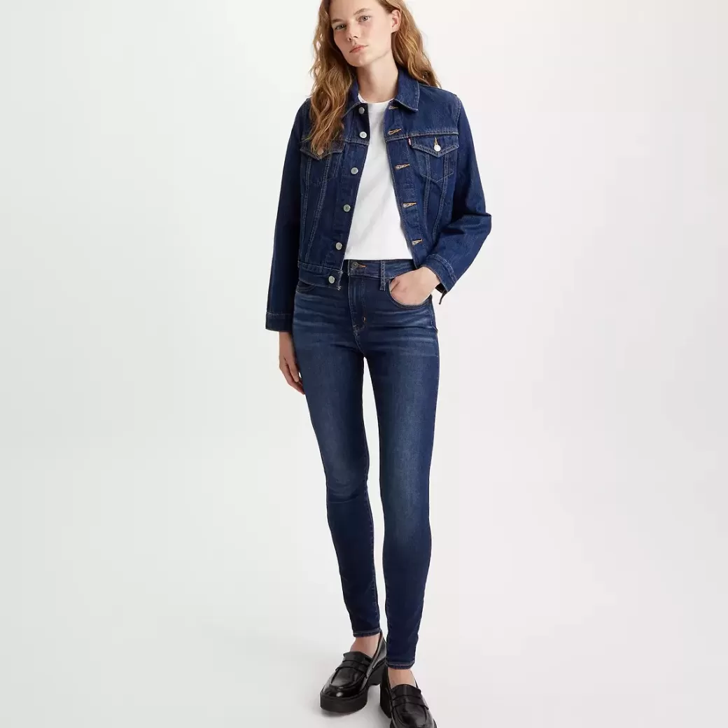 Levi's 720 Super Skinny Jeans Med Hog Midja Best Sale