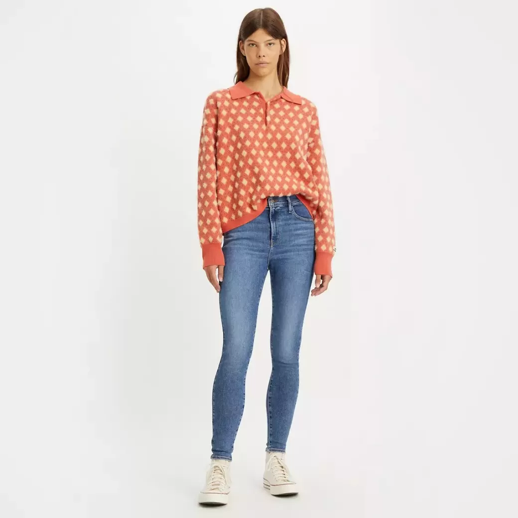 Levi's 720 Super Skinny Jeans Med Hog Midja Best