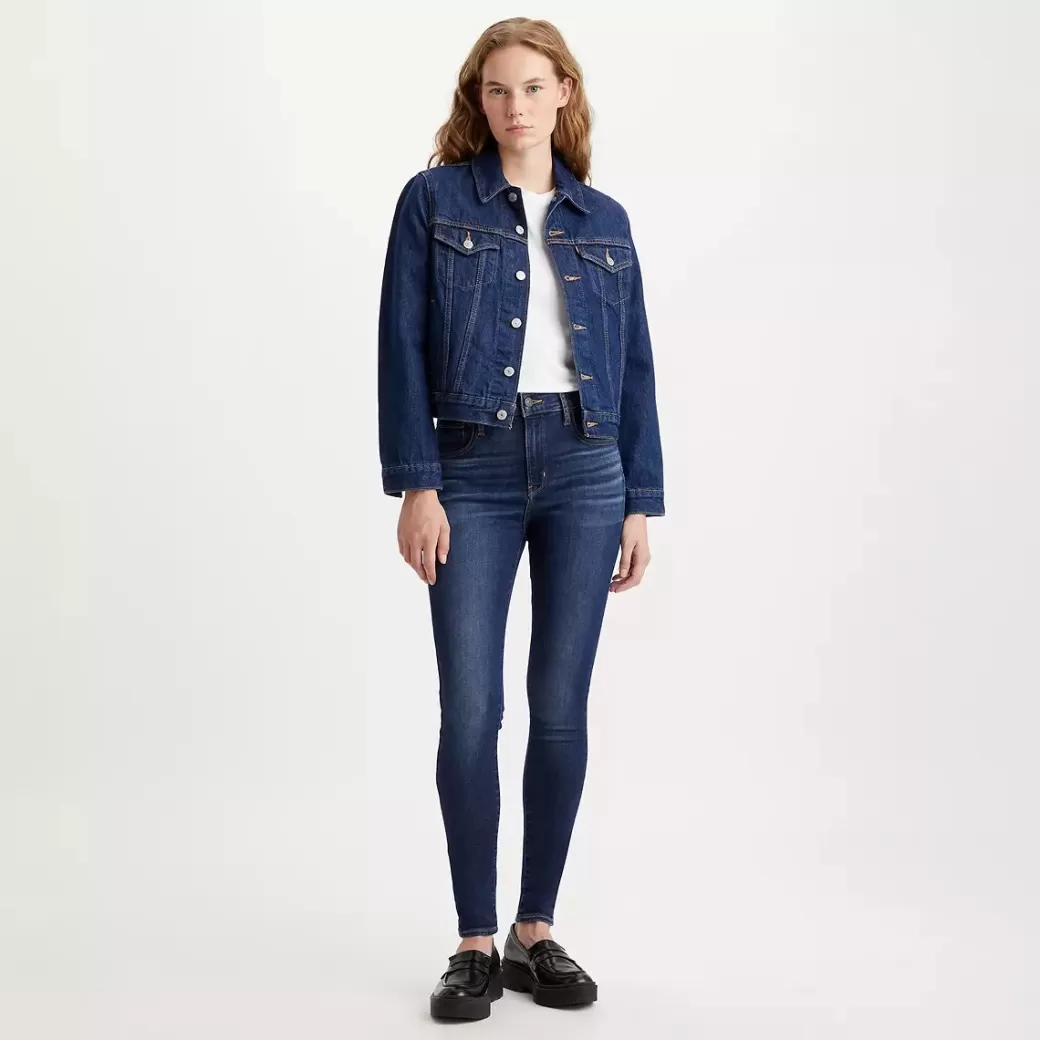 Levi's 720 Super Skinny Jeans Med Hog Midja Best Sale