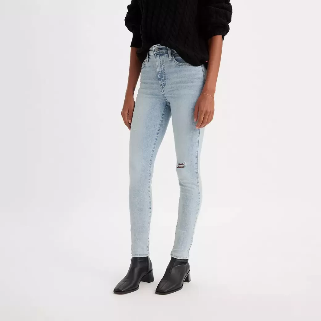 Levi's 720 Super Skinny Jeans Med Hog Midja Flash Sale