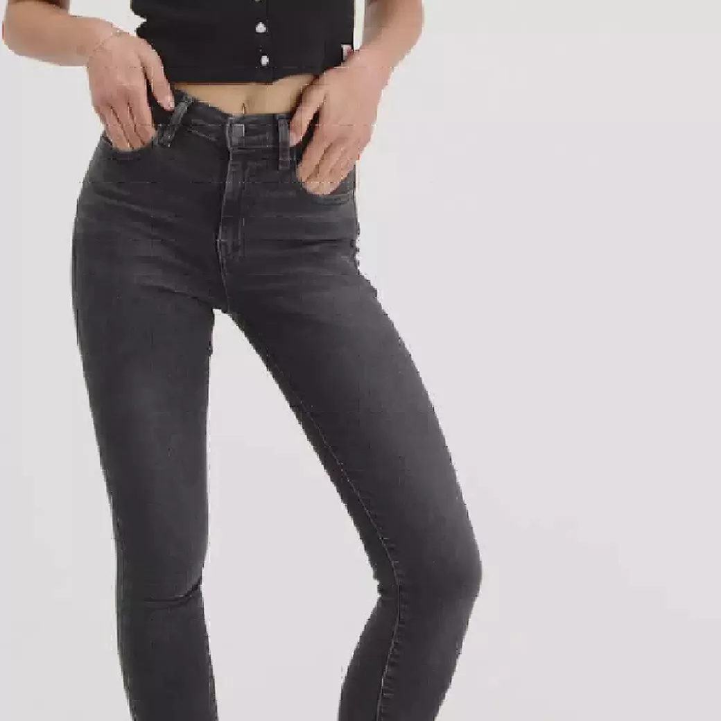 Levi's 720 Super Skinny Jeans Med Hog Midja Clearance