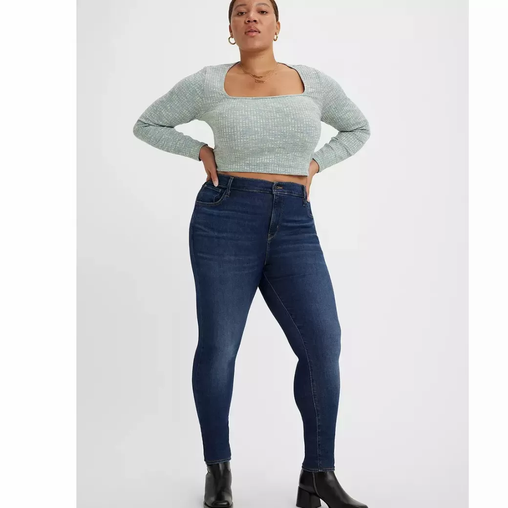 Levi's 720 Super Skinny Jeans Med Hog Midja (Plusstorlek) Store