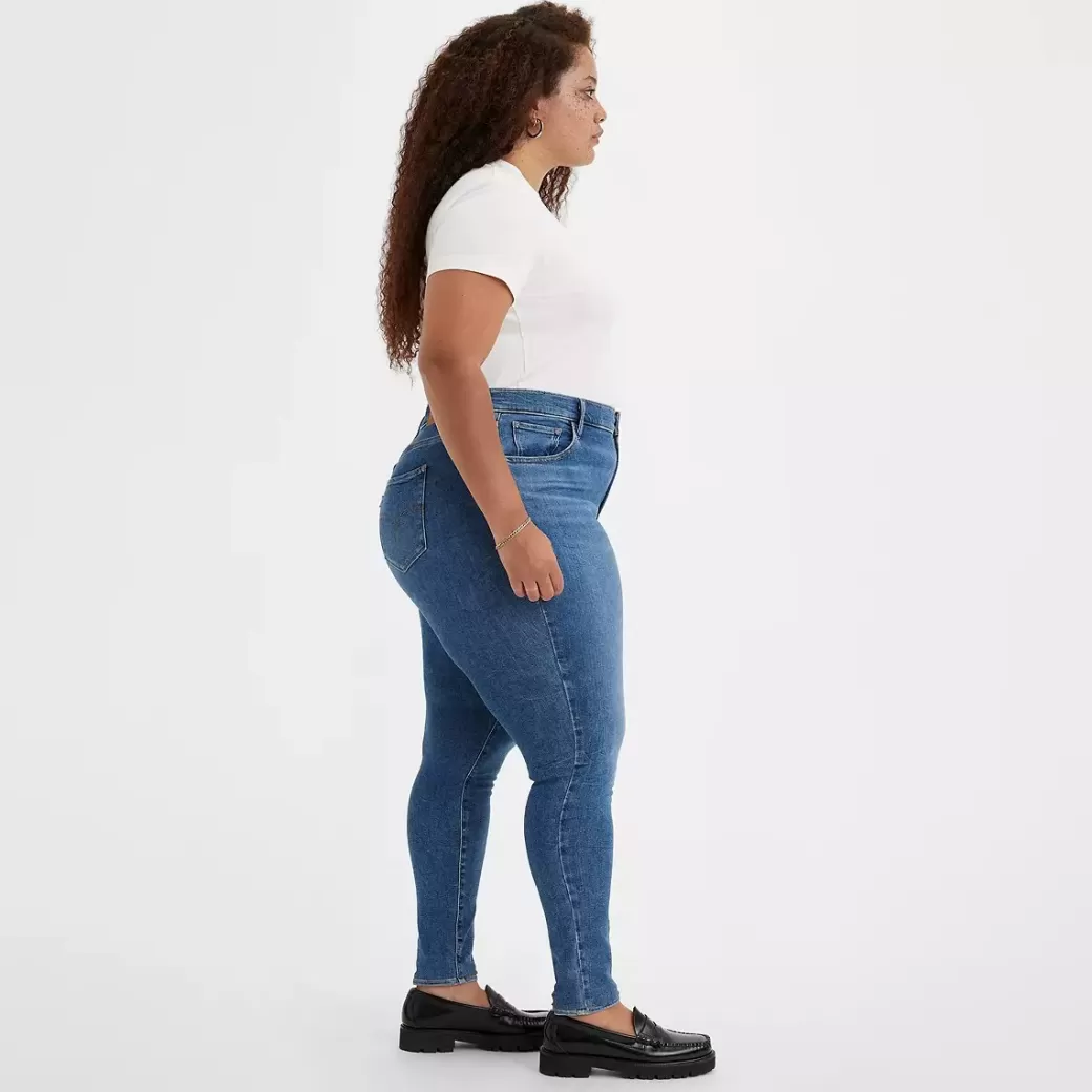 Levi's 720 Super Skinny Jeans Med Hog Midja (Plusstorlek) Hot