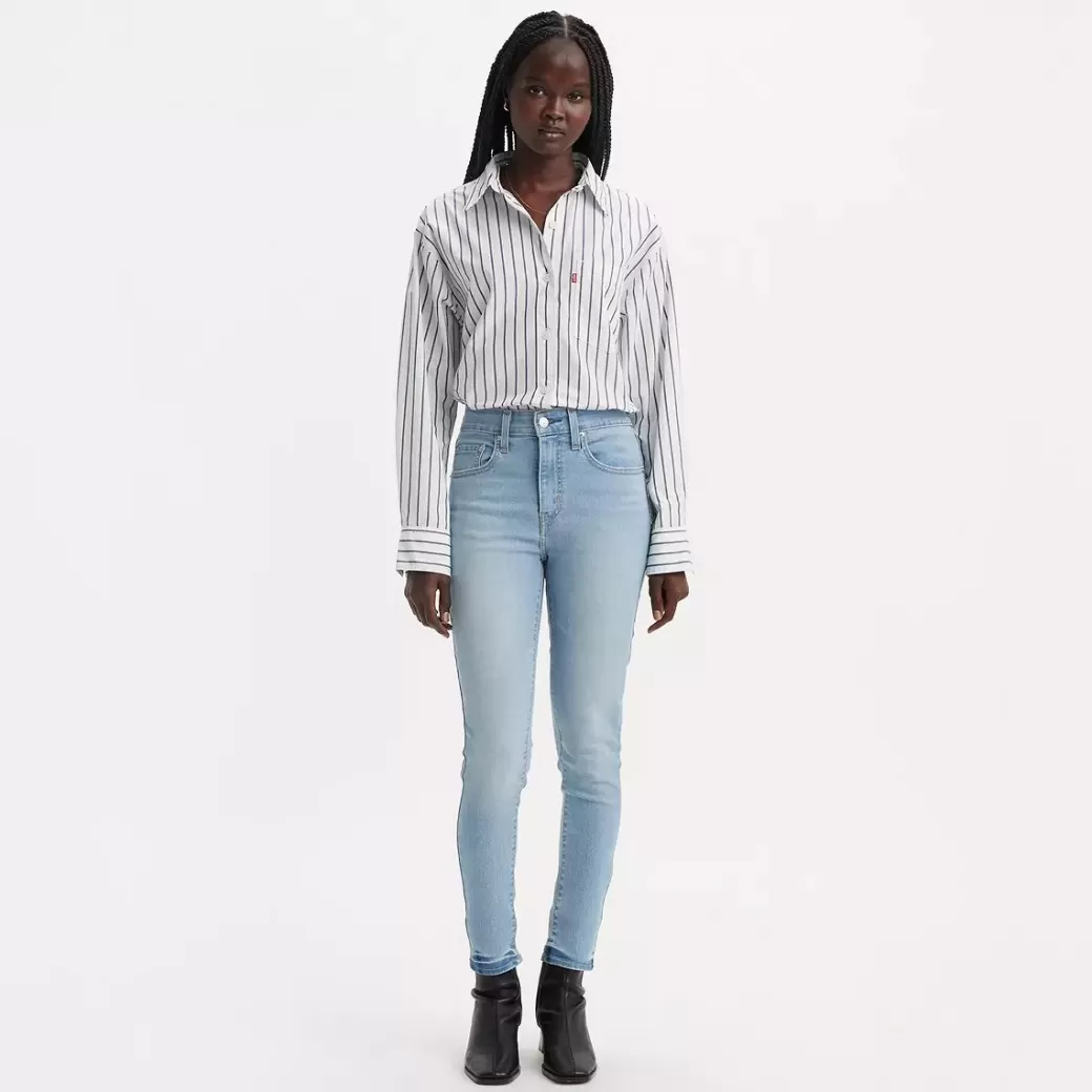 Levi's 721 Skinny Jeans Med Hog Midja New
