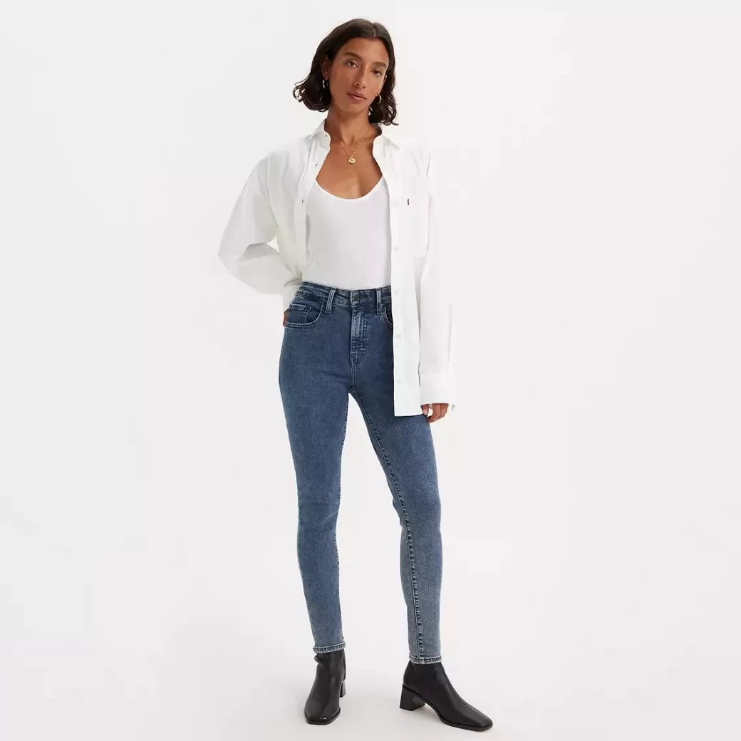 Levi's 721 Skinny Jeans Med Hog Midja Fashion