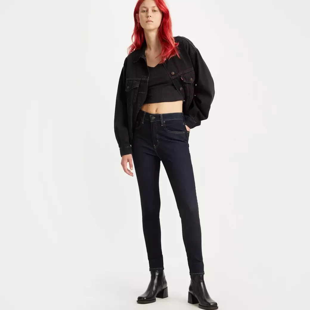 Levi's 721 Skinny Jeans Med Hog Midja New
