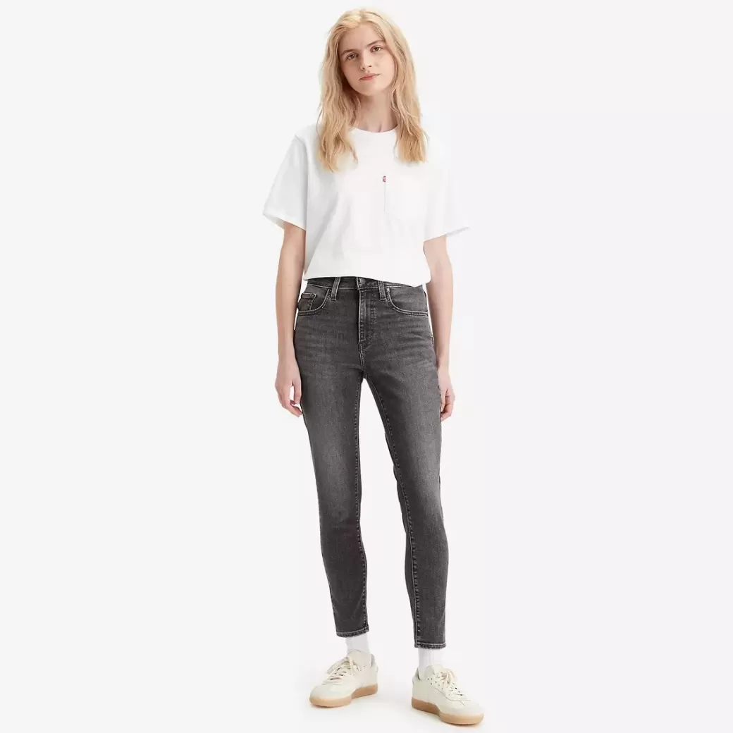 Levi's 721 Skinny Jeans Med Hog Midja Best Sale