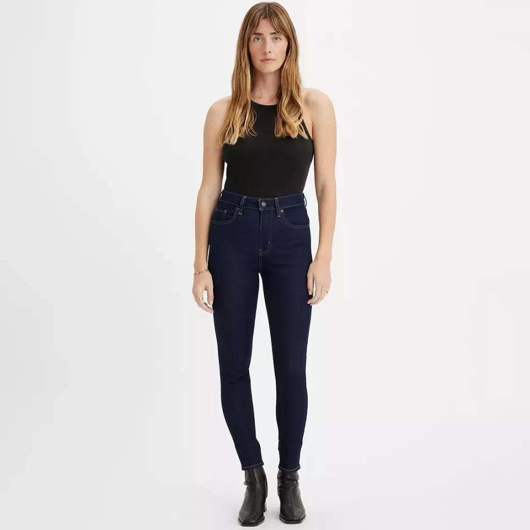 Levi's 721 Skinny Jeans Med Hog Midja Hot