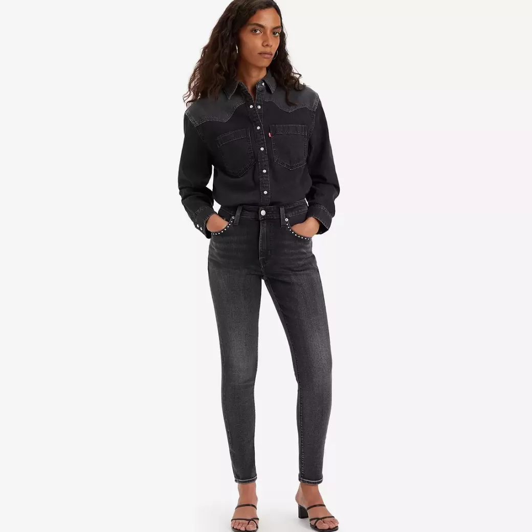 Levi's 721 Skinny Jeans Med Hog Midja Outlet
