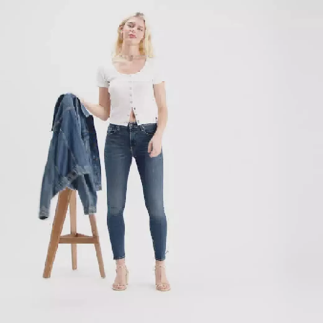 Levi's 721 Skinny Jeans Med Hog Midja Sale