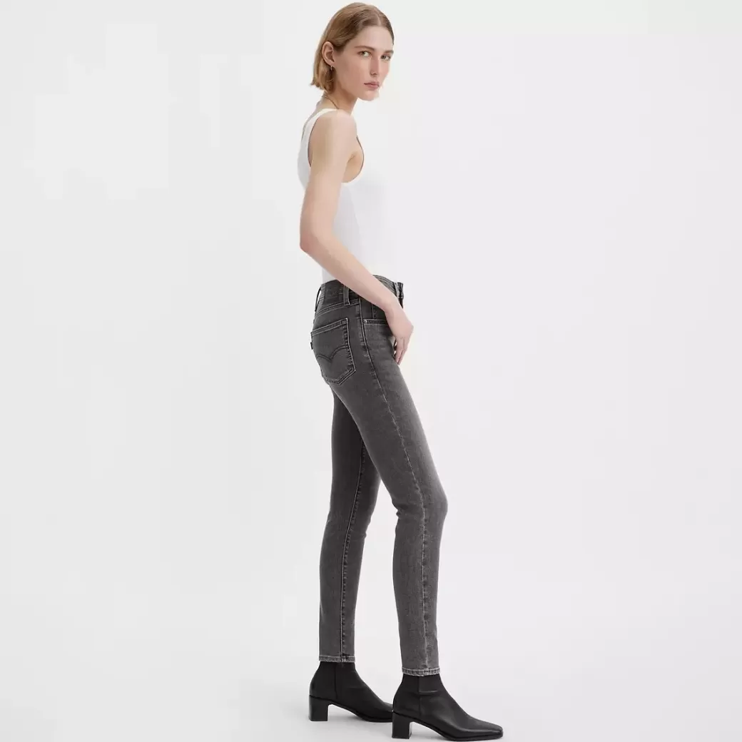 Levi's 721 Skinny Jeans Med Hog Midja Flash Sale