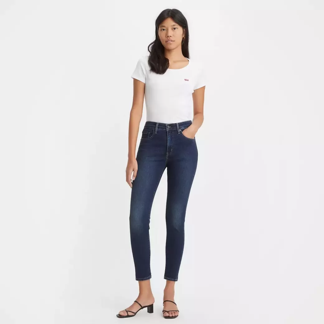 Levi's 721 Skinny Jeans Med Hog Midja New