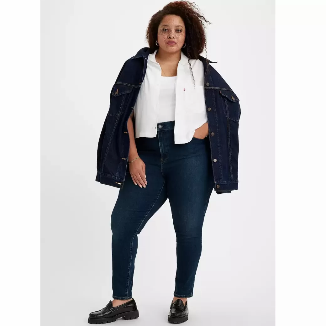 Levi's 721 Skinny Jeans Med Hog Midja (Plusstorlek) Online