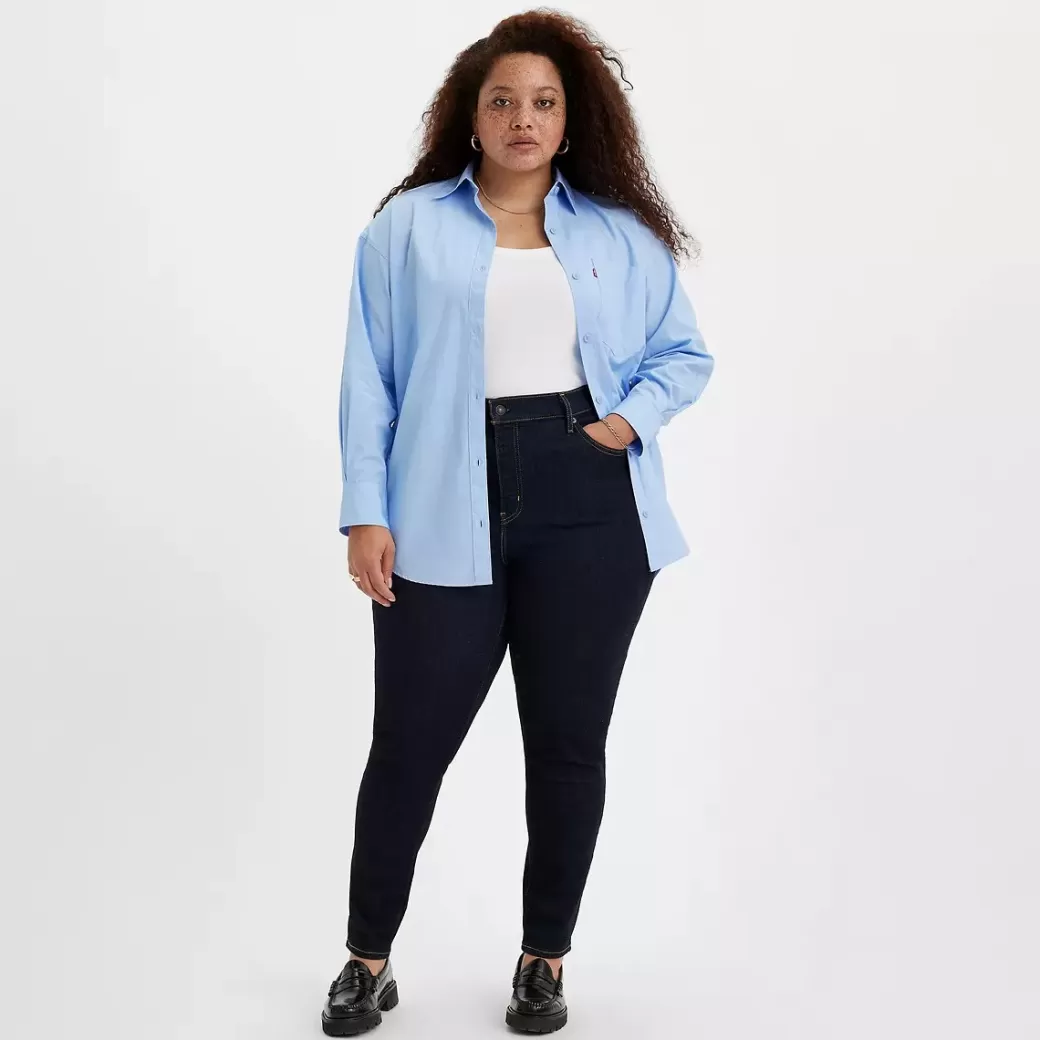 Levi's 721 Skinny Jeans Med Hog Midja (Plusstorlek) Outlet