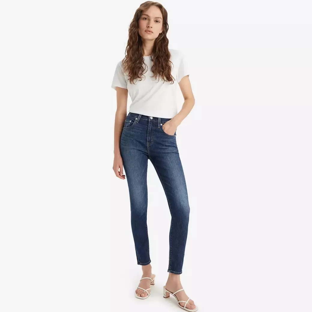 Levi's 721 Skinny Lightweight-Jeans Med Hog Midja Cheap