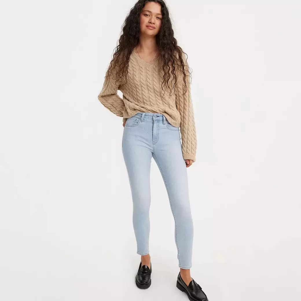 Levi's 721 Skinny Lightweight-Jeans Med Hog Midja Shop