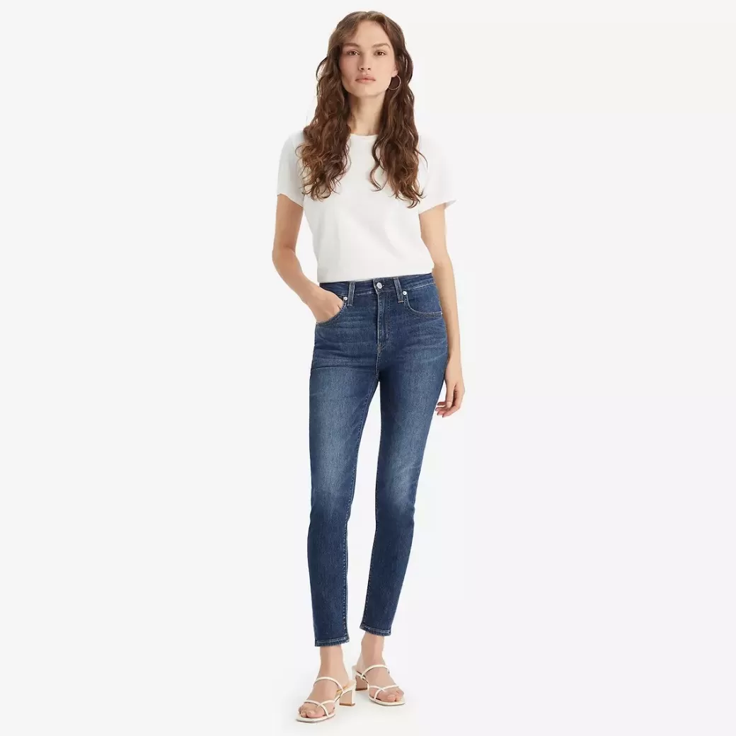 Levi's 721 Skinny Lightweight-Jeans Med Hog Midja Cheap