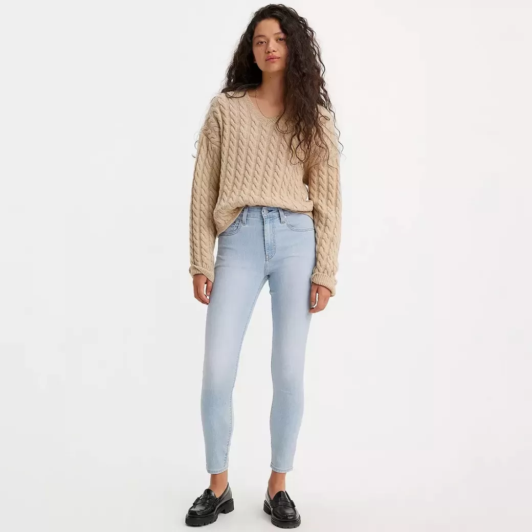 Levi's 721 Skinny Lightweight-Jeans Med Hog Midja Shop