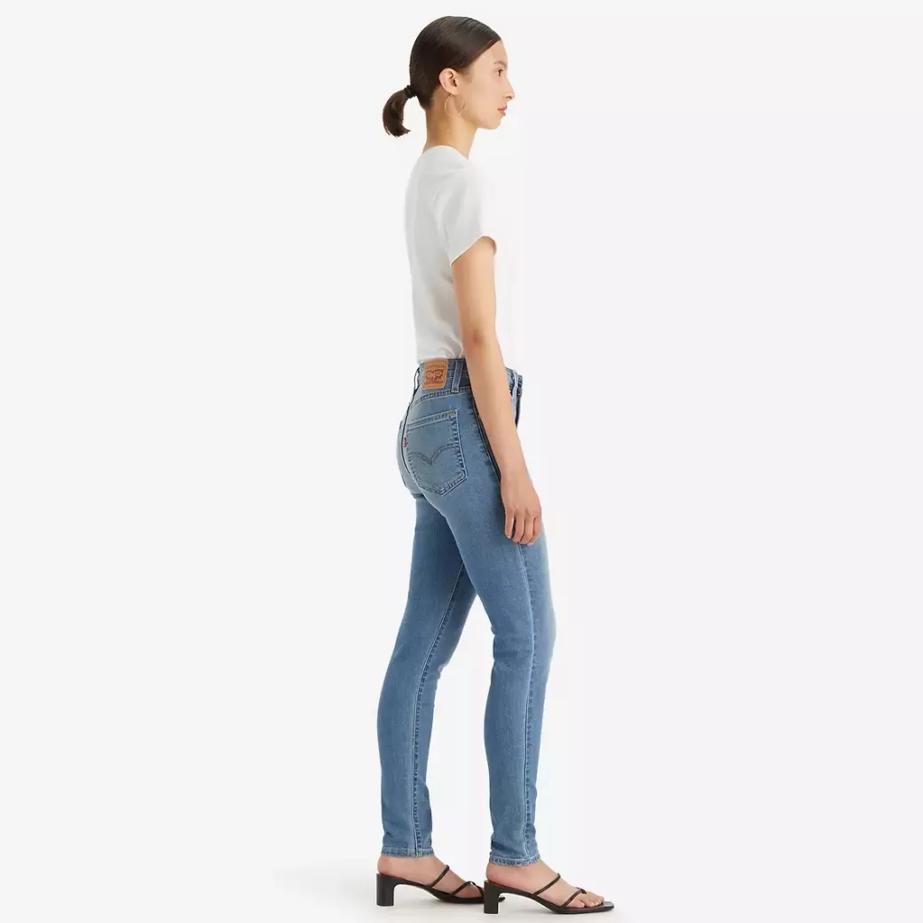 Levi's 721 Skinny Lightweight-Jeans Med Hog Midja Online
