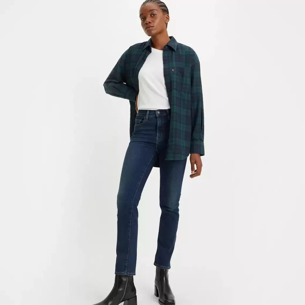 Levi's 724 Raka Jeans Med Hog Midja Fashion