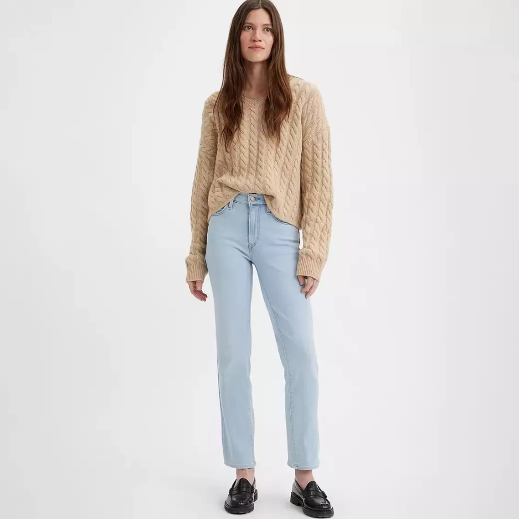 Levi's 724 Raka Jeans Med Hog Midja Clearance
