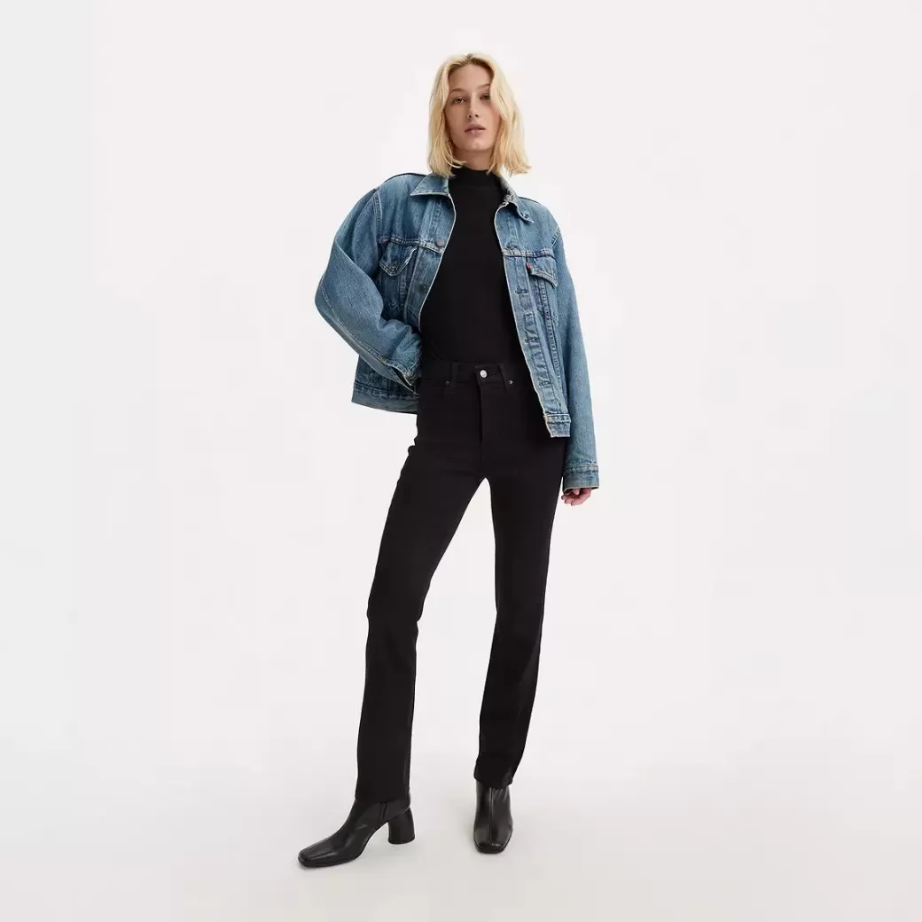 Levi's 724 Raka Jeans Med Hog Midja Cheap