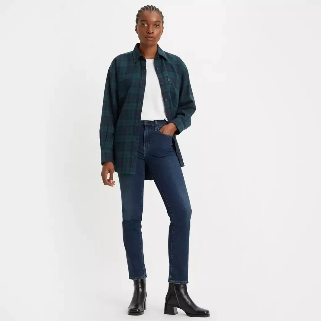 Levi's 724 Raka Jeans Med Hog Midja Fashion