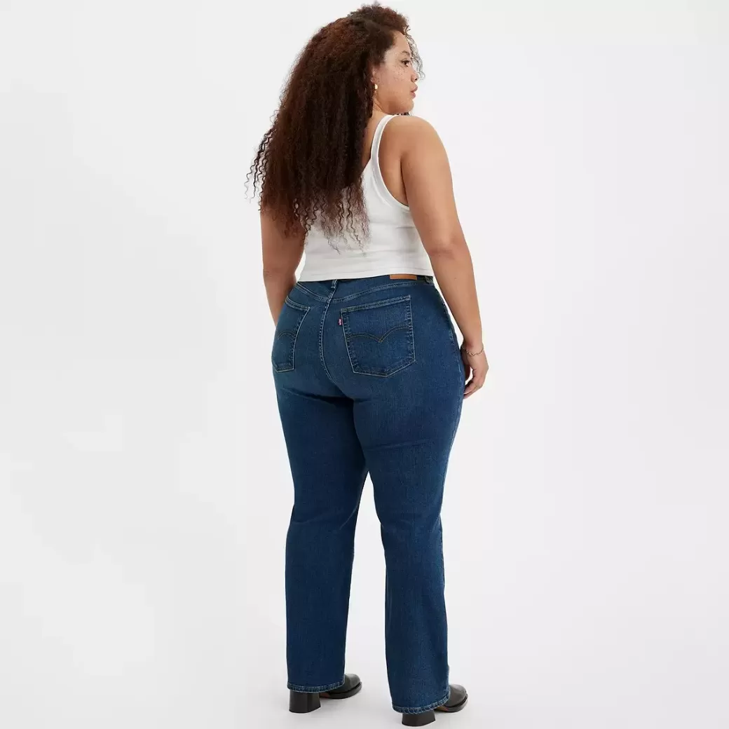 Levi's 724 Raka Jeans Med Hog Midja (Plusstorlek) Best Sale