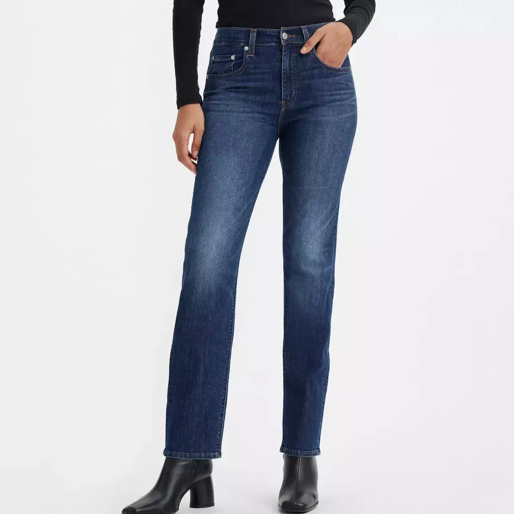 Levi's 724 Raka Lightweight-Jeans Med Hog Midja Clearance