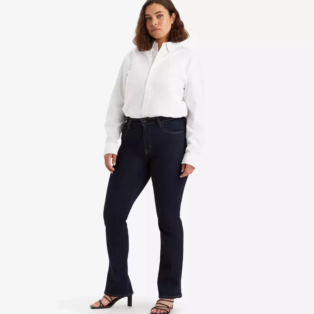 Levi's 725 Jeans Med Hog Midja Och Rak Passform Cheap