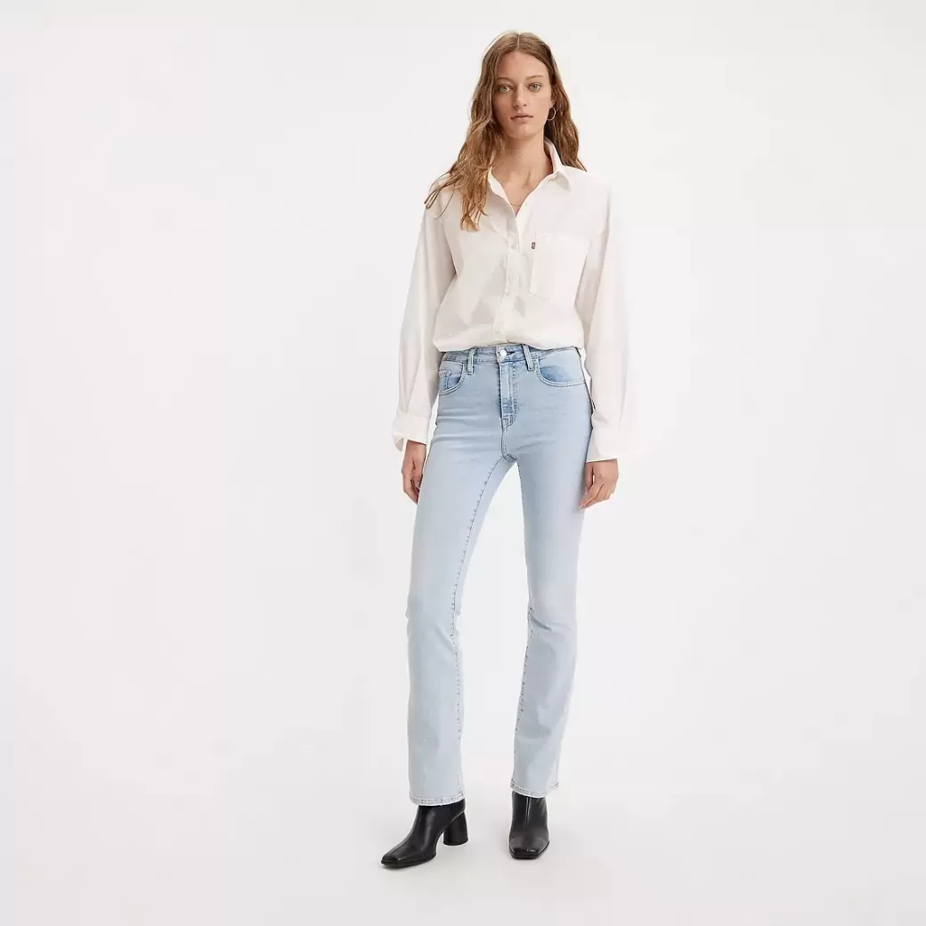 Levi's 725 Jeans Med Hog Midja Och Rak Passform Cheap