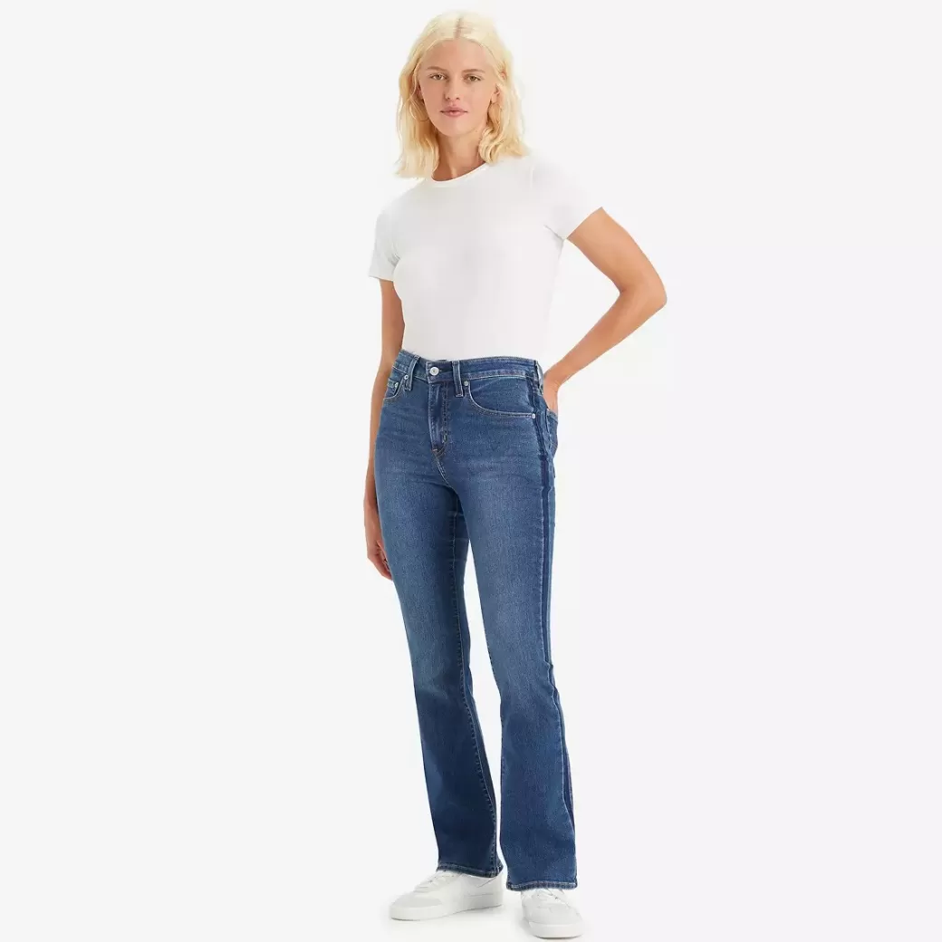 Levi's 725 Jeans Med Hog Midja Och Rak Passform Discount