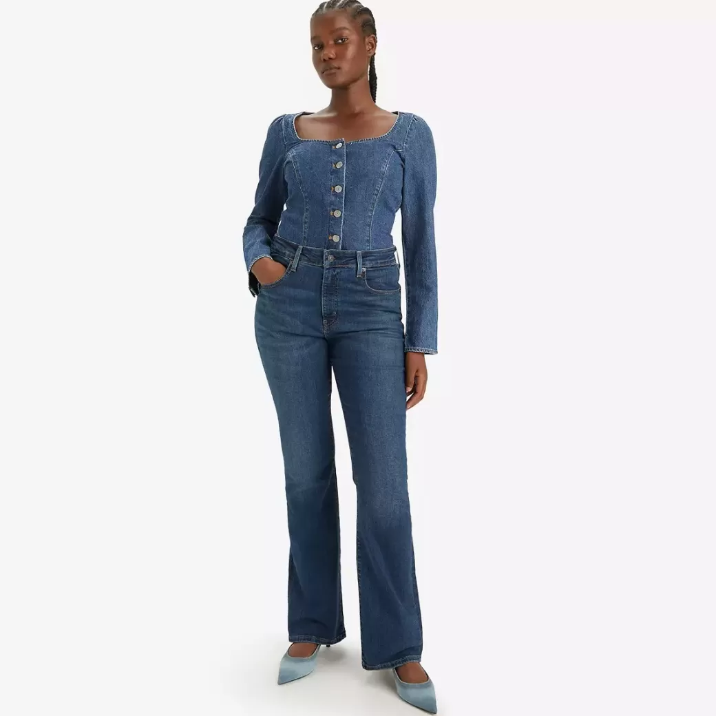 Levi's 725 Jeans Med Hog Midja Och Rak Passform Shop