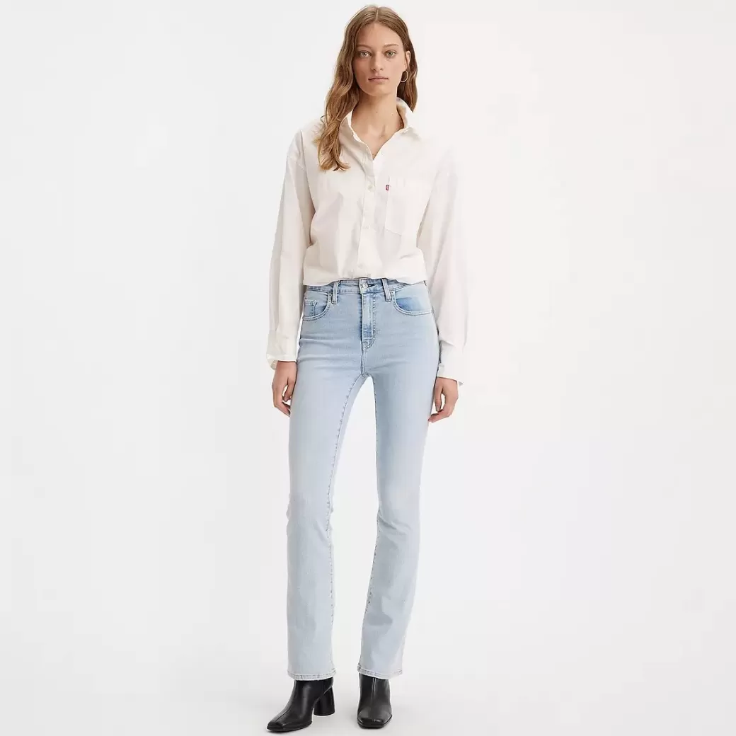 Levi's 725 Jeans Med Hog Midja Och Rak Passform Cheap