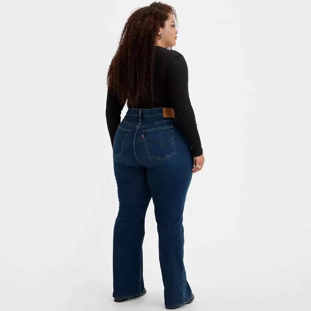 Levi's 725 Jeans Med Hog Midja Och Rak Passform (Plusstorlek) Sale