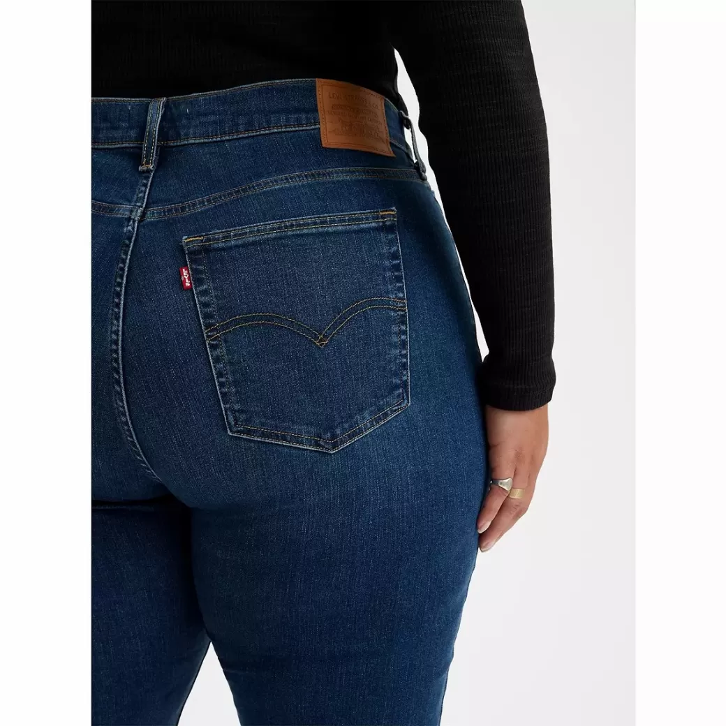 Levi's 725 Jeans Med Hog Midja Och Rak Passform (Plusstorlek) Sale