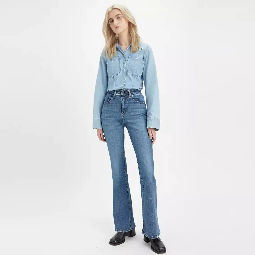Levi's 726 Flare-Jeans Med Hog Midja Best Sale