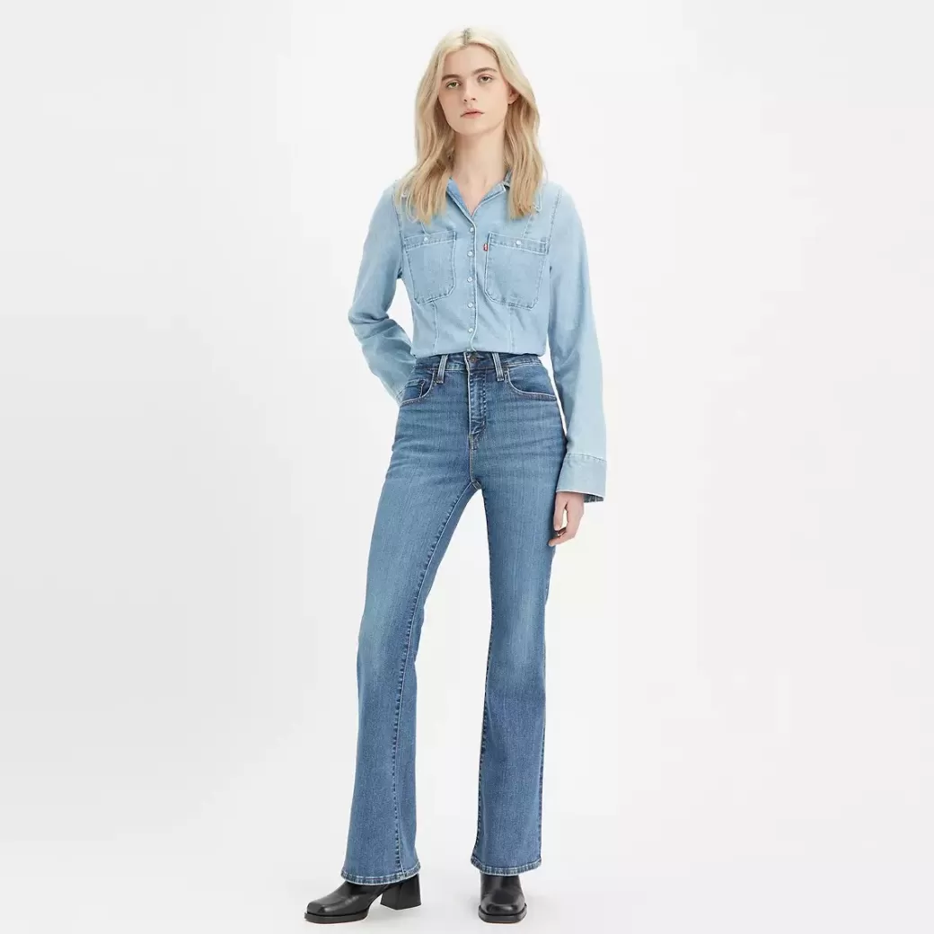 Levi's 726 Flare-Jeans Med Hog Midja Best Sale