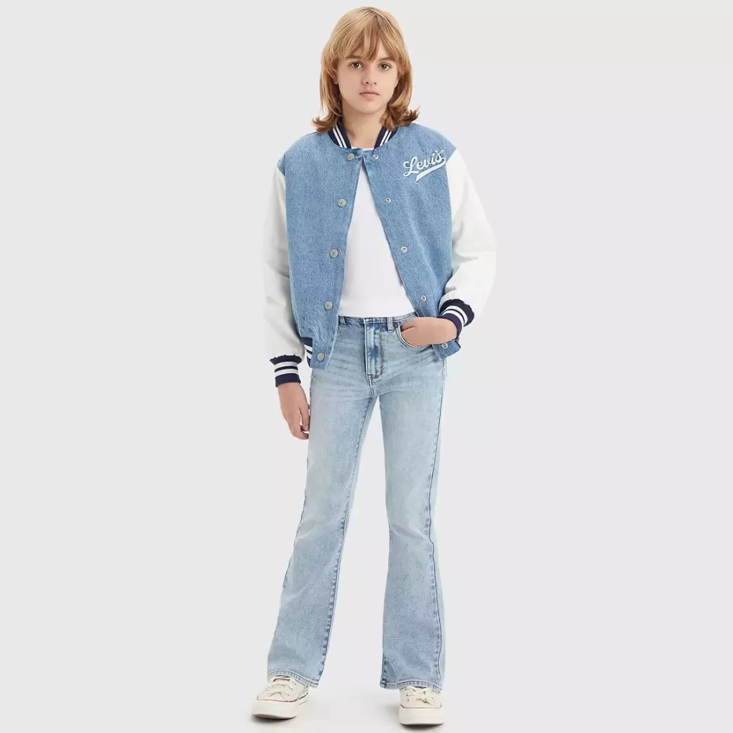 Levi's 726 Utsvangda Jeans Med Hog Midja For Tonåringar Discount