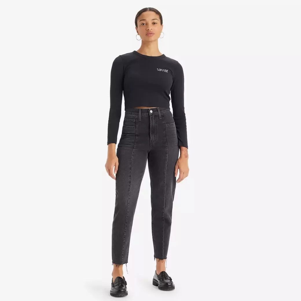 Levi's Andrade Mammajeans Med Hog Midja Sale